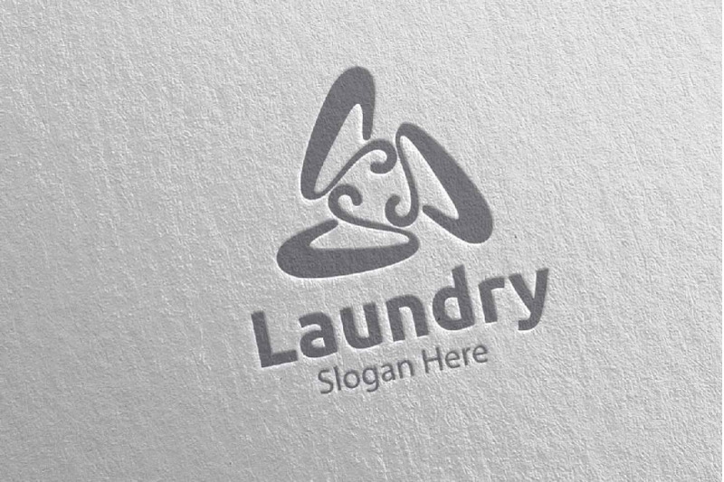 hangers-laundry-dry-cleaners-logo-45