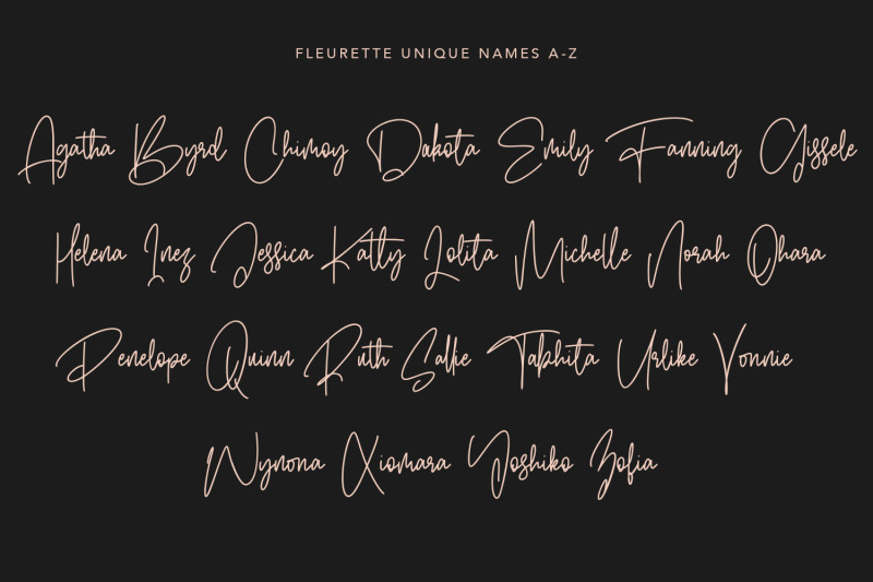 fleurette-handwritten-font