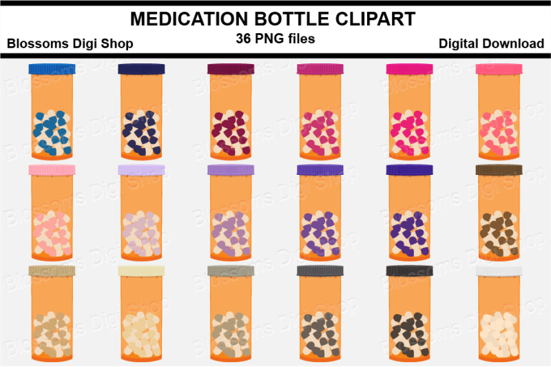 medication-bottle-sticker-clipart-36-files-multi-colours