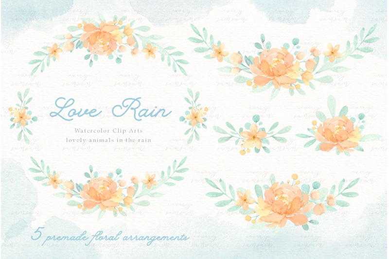 love-rain-watercolor-cliparts
