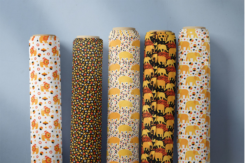 safari-kids-pattern-collection