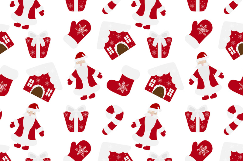 seamless-pattern-new-year-christmas-elements-vector