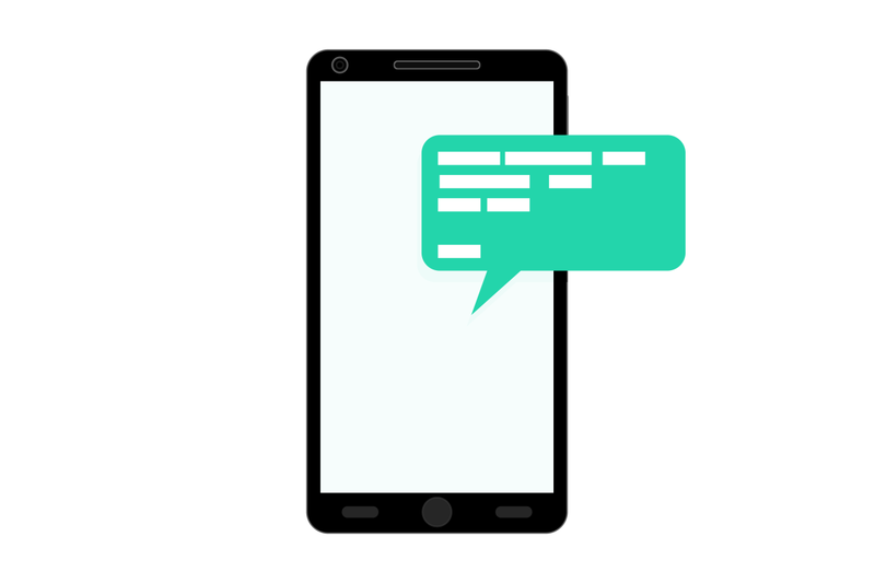notification-of-message-on-smartphone