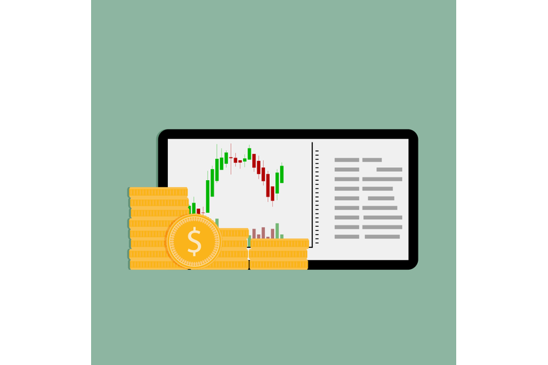 buy-and-sell-on-financial-exchange-on-tablet