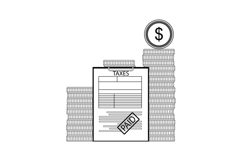 taxes-paid-concept