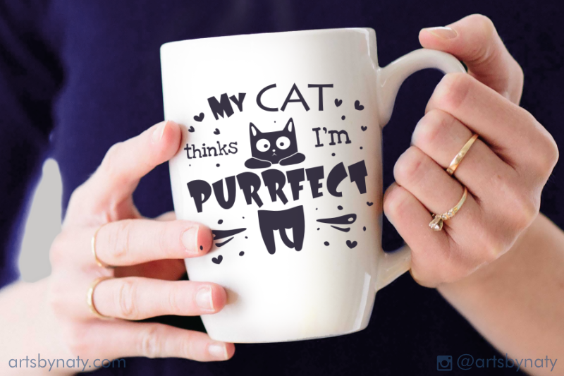 Download Funny Motivational Cat Quote Svg Illustration By Artsbynaty Thehungryjpeg Com