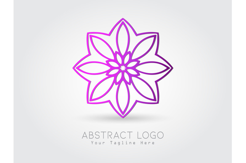 logo-abstract-gradation-purple