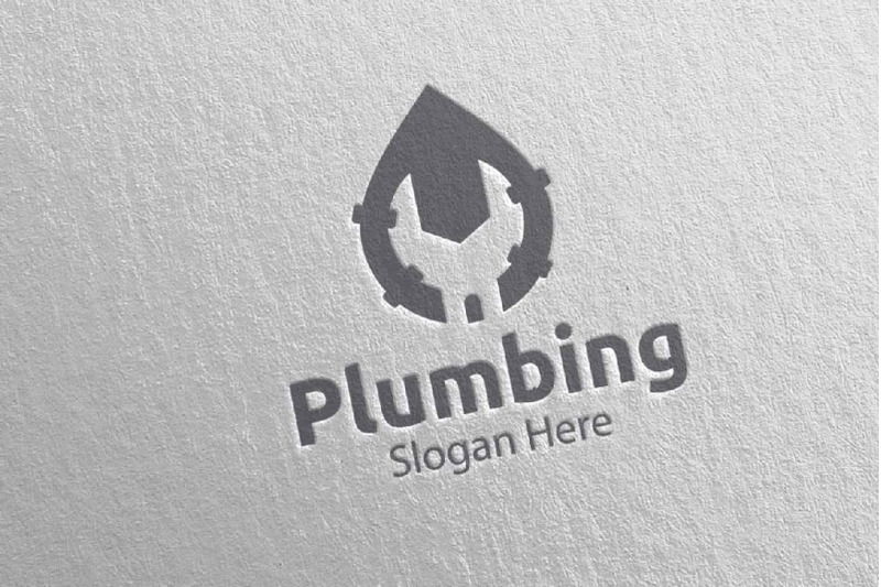 plumbing-logo-with-water-and-fix-home-concept-2