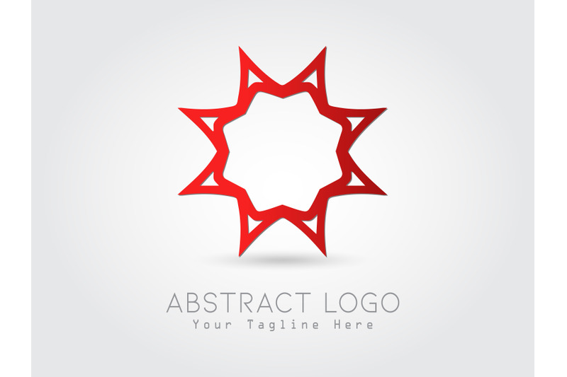 logo-abstract-gradation-red