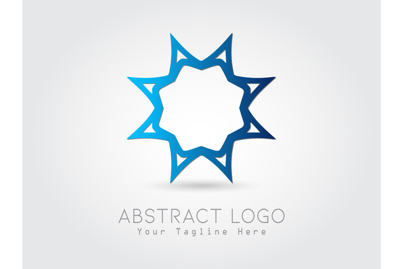logo-abstract-gradation-blue
