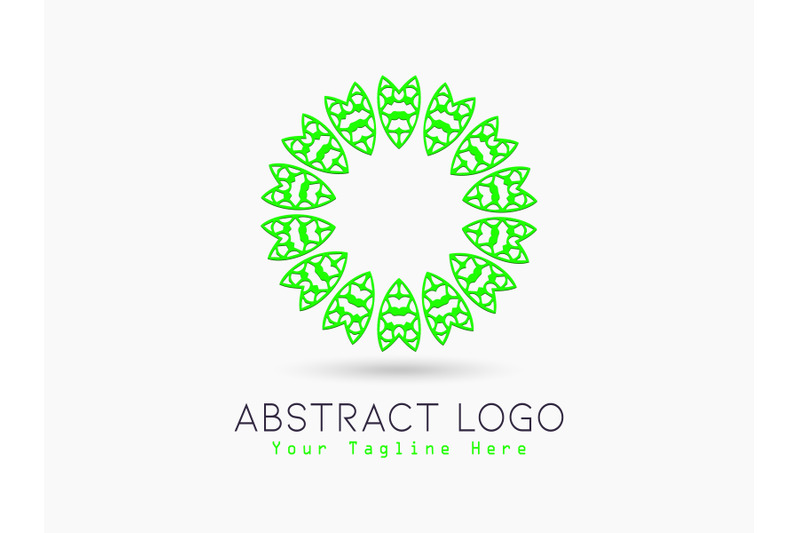 logo-abstract-circle-green-color