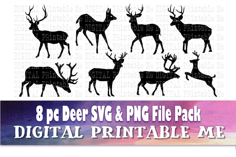 deer-svg-silhouette-bundle-png-clip-art-8-digital-cut-file-reind