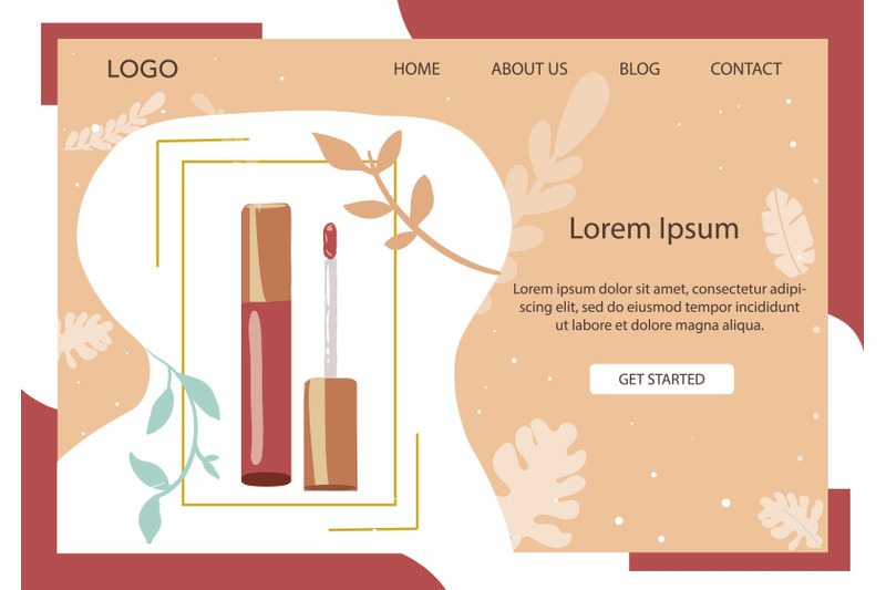 landing-page-fashion-with-red-lip-cream