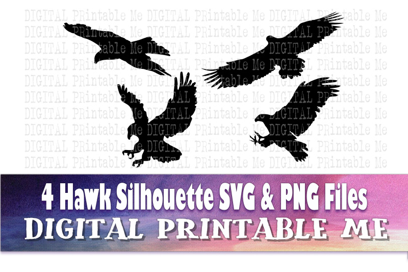 hawk-silhouette-svg-png-clip-art-pack-4-images-pack-bird-of-p