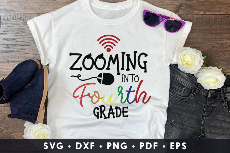 Download Zooming Into Fourth Grade, Back To School SVG, Virtual ...