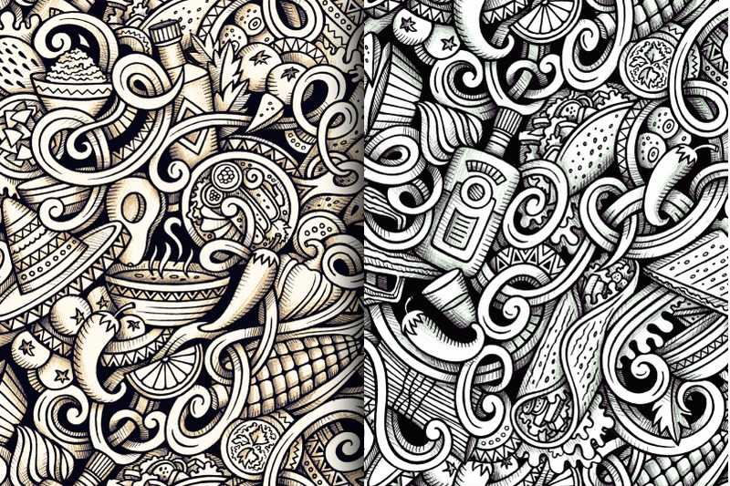 mexican-cuisine-graphics-doodle-patterns