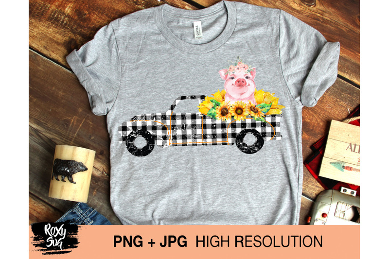 vintage-truck-with-pig