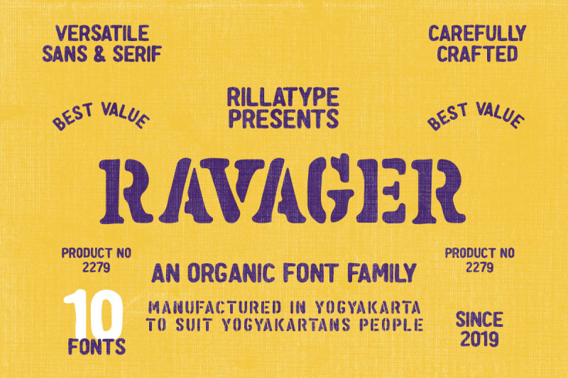 ravager-organic-typeface-family-10-fonts