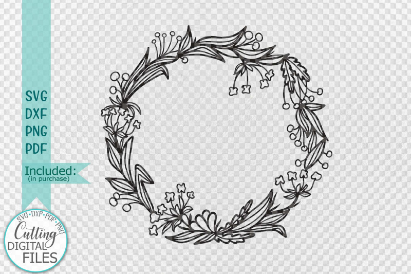 bundle-3-summer-floral-wreath-monogram-frame-svg-dxf-digital-file
