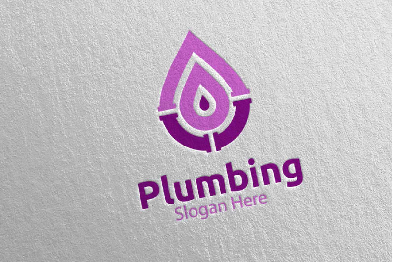 plumbing-logo-with-water-and-fix-home-concept-14