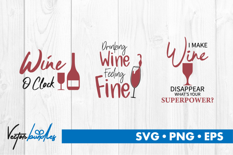 Wine quotes bundle svg DXF File Include