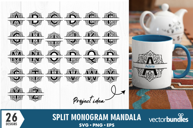 monogram-split-mandala-svg