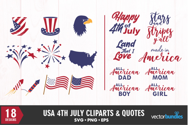 4th-july-quotes-and-clip-art-bundle-svg