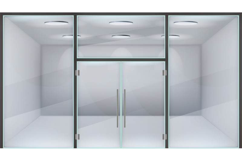 realistic-store-door-glass-double-office-entrance-front-exterior-mal