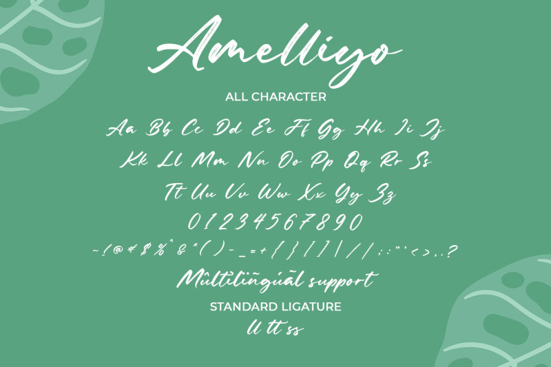 amelliyo-handwritten-font