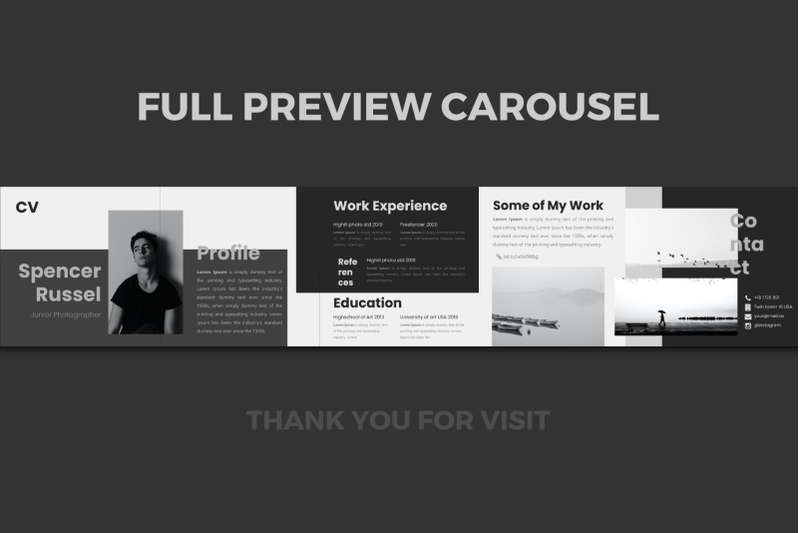 online-cv-resume-for-apply-job-instagram-carousel-powerpoint-template