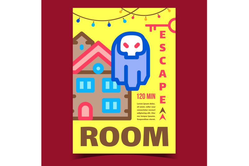 escape-room-creative-advertising-poster-vector