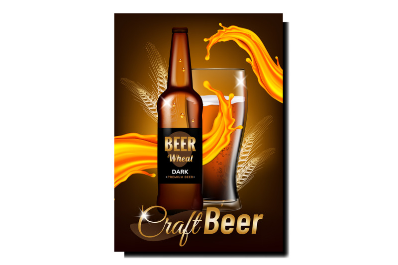 beer-dark-alcohol-beverage-promo-poster-vector