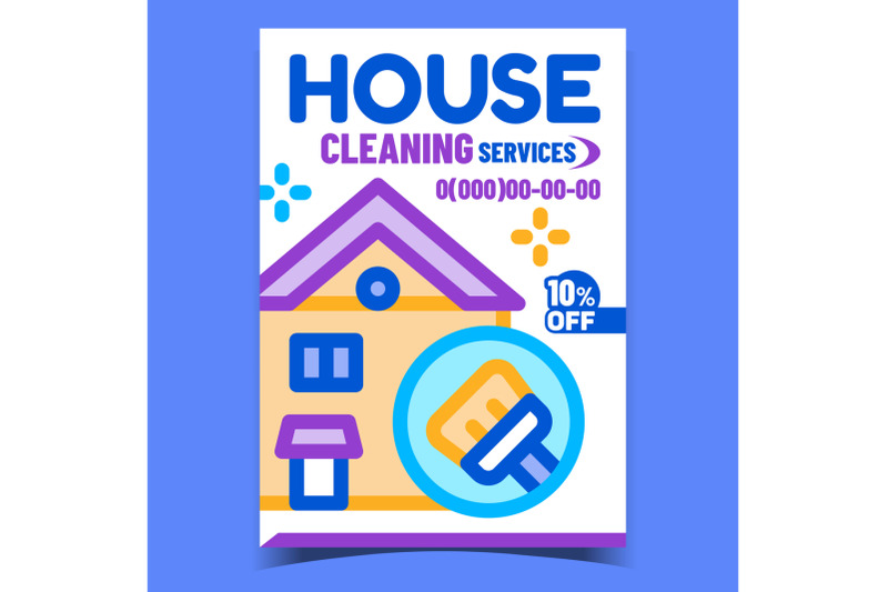 house-cleaning-service-advertising-poster-vector