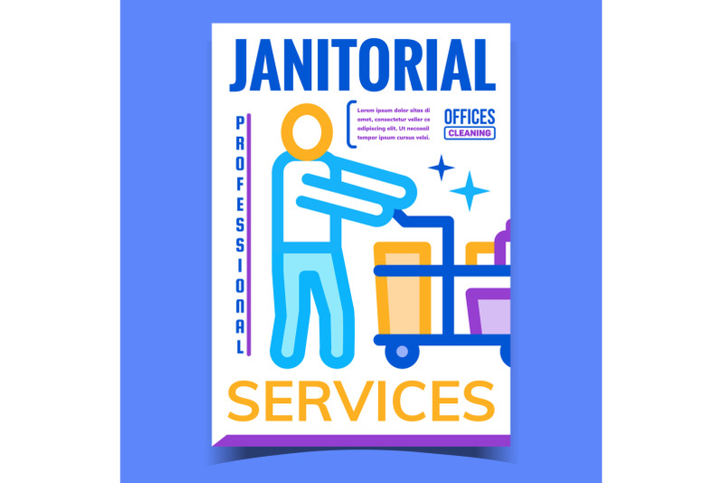 janitorial-services-advertising-poster-vector