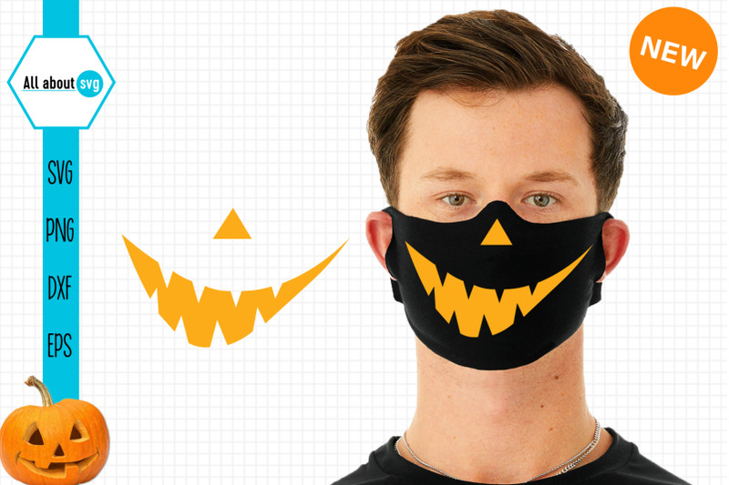 Pumpkin Mouth Bundle Halloween Face Mask Bundle By All About Svg Thehungryjpeg Com