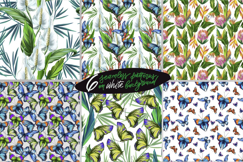 good-bye-summer-seamless-patterns