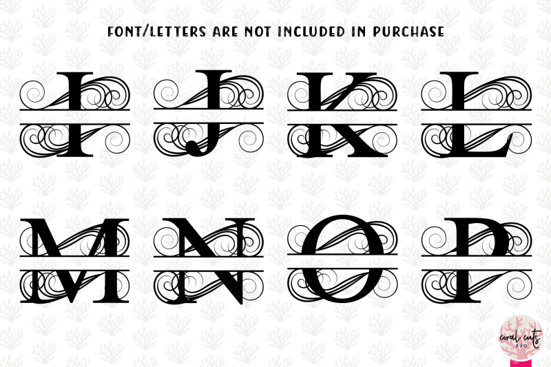 calligraphic-swirl-split-monogram-alphabets-a-to-z-eps-svg-dxf-jpg