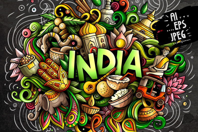 india-cartoon-doodle-illustration