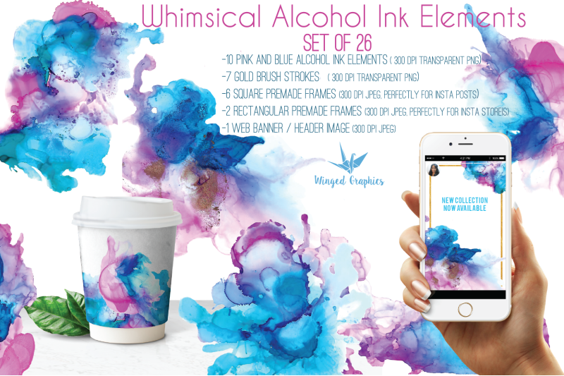 abstract-alcohol-ink-flow-elements-set-of-30-graphic-elements-text