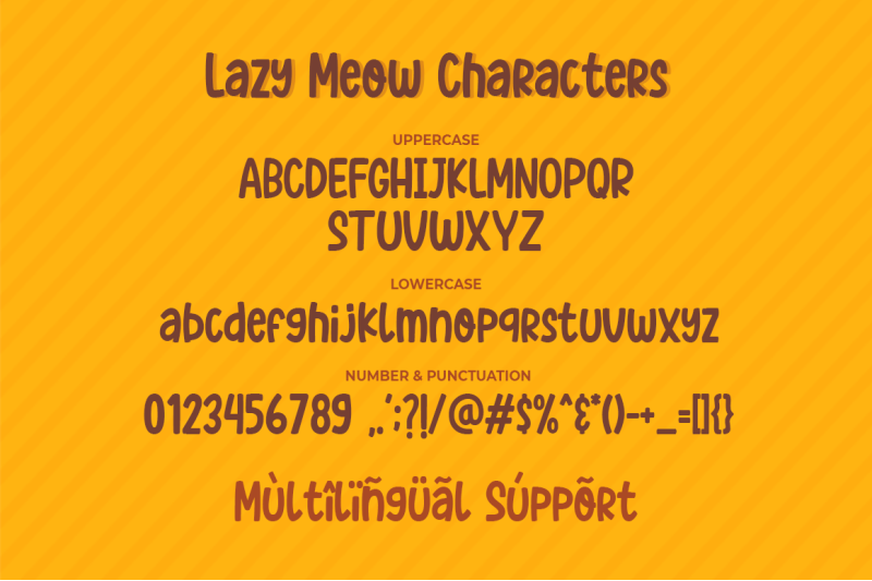 lazy-meow-playfull-font