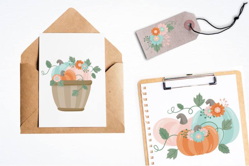 pumpkin-fall-floral