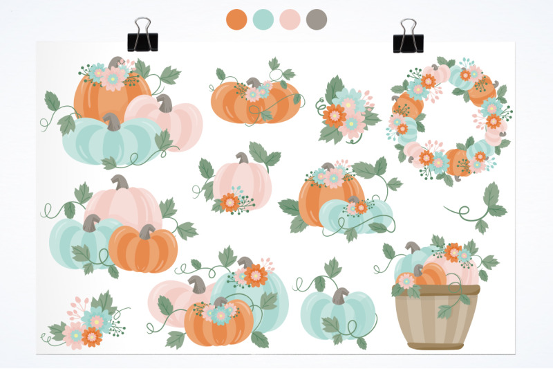 pumpkin-fall-floral