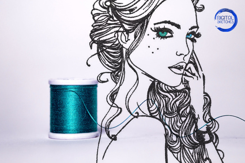 beautiful-woman-machine-embroidery-design