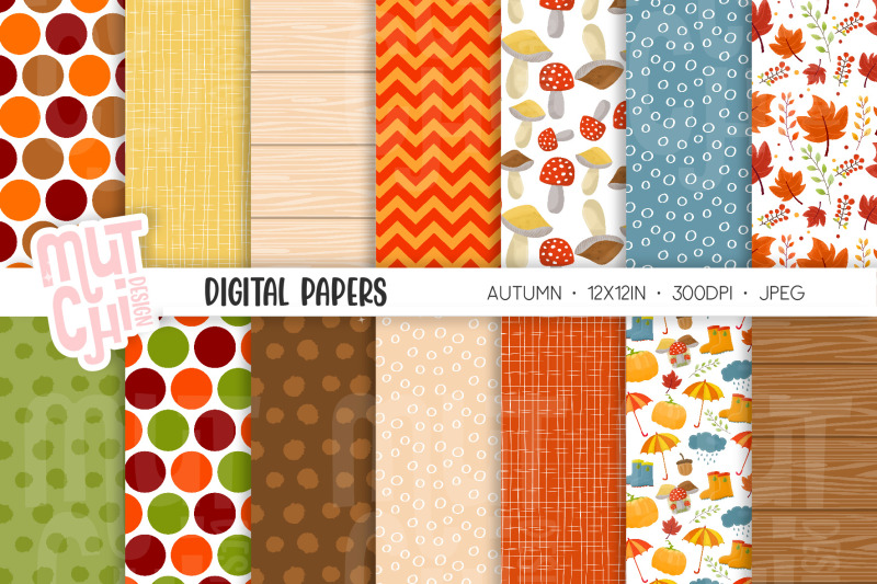 cute-autumn-fall-digital-paper-set