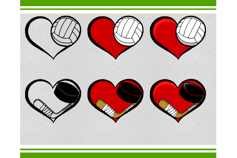 sport-hearts-soccer-baseball-football-hockey