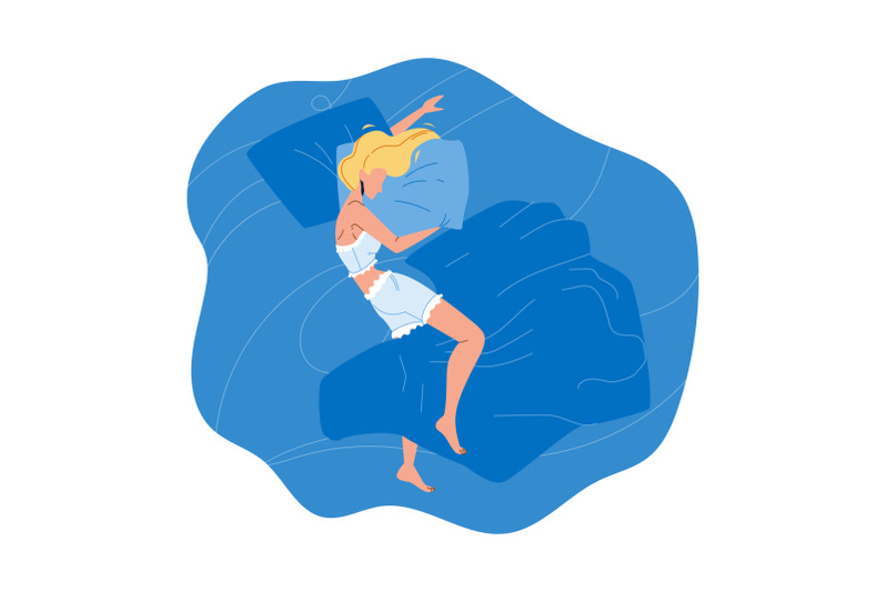 woman-asleep-at-night-in-comfortable-bed-vector