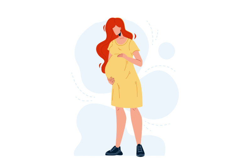 pregnant-woman-hugging-touch-tummy-abdomen-vector