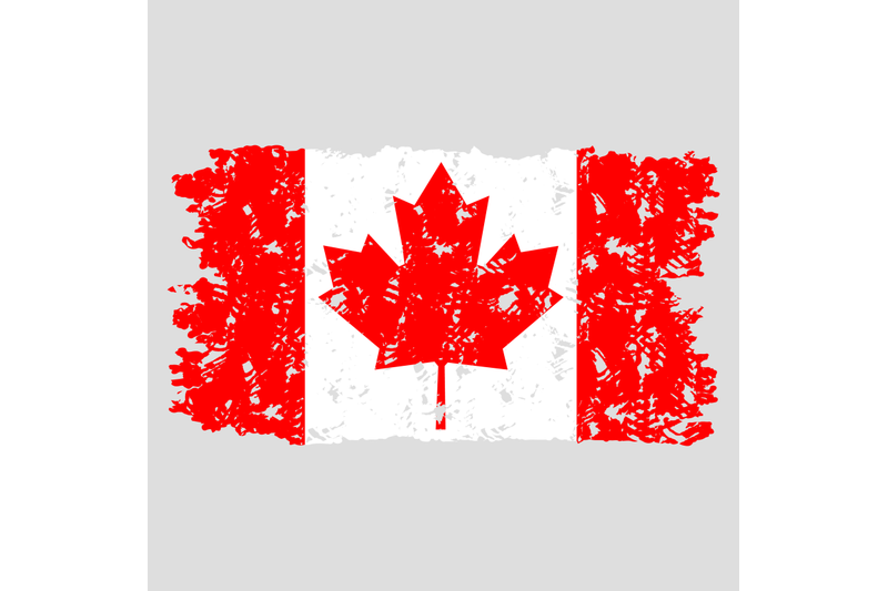 canada-stamp-flag-isolated-texture-grunge-vector