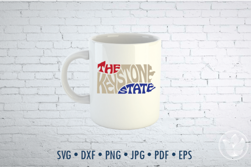 the-keystone-state-word-art-pennsylvania-svg-dxf-eps-png-jpg