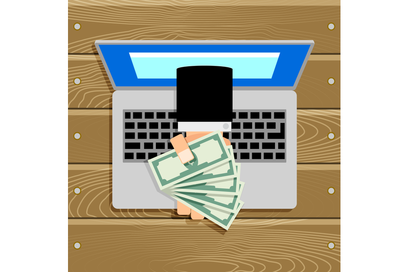 online-salary-or-compensation-cash-banknote